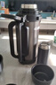 乐扣乐扣（LOCK&LOCK）保温壶户外旅行家庭保温套装黑色(手提广口壶1.8L+保温杯200ml) 实拍图