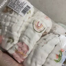 爱贝迪拉婴儿小方巾新生儿超软纯棉口水巾宝宝专用洗脸巾儿童用品纱布毛巾 6层 - 5条 - 30*30cm（维尔特动物园）& 真含山茶油 实拍图