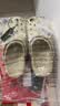 卡骆驰（CROCS）新款厚底云朵洞洞鞋送女友礼物206750 骨白色 41 -42 实拍图