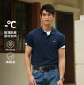 Levi's李维斯冰酷系列男士凉感美式复古经典时尚休闲简约短袖Polo衫 藏青色 004KC-0002 L 实拍图