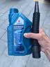 HJSPJ适用铃木UY125机油UZ UE小海豚UU四季通用踏板摩托车机油正品  SL 0.7L*1瓶 蓝瓶 原装正品 实拍图