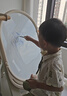 曼龙【新品】礼物画板早教磁性贴写字板婴幼儿支架式家用多功能涂鸦板 【无密度板】造梦家画板+赠数字贴+白板笔*5+板擦 实拍图