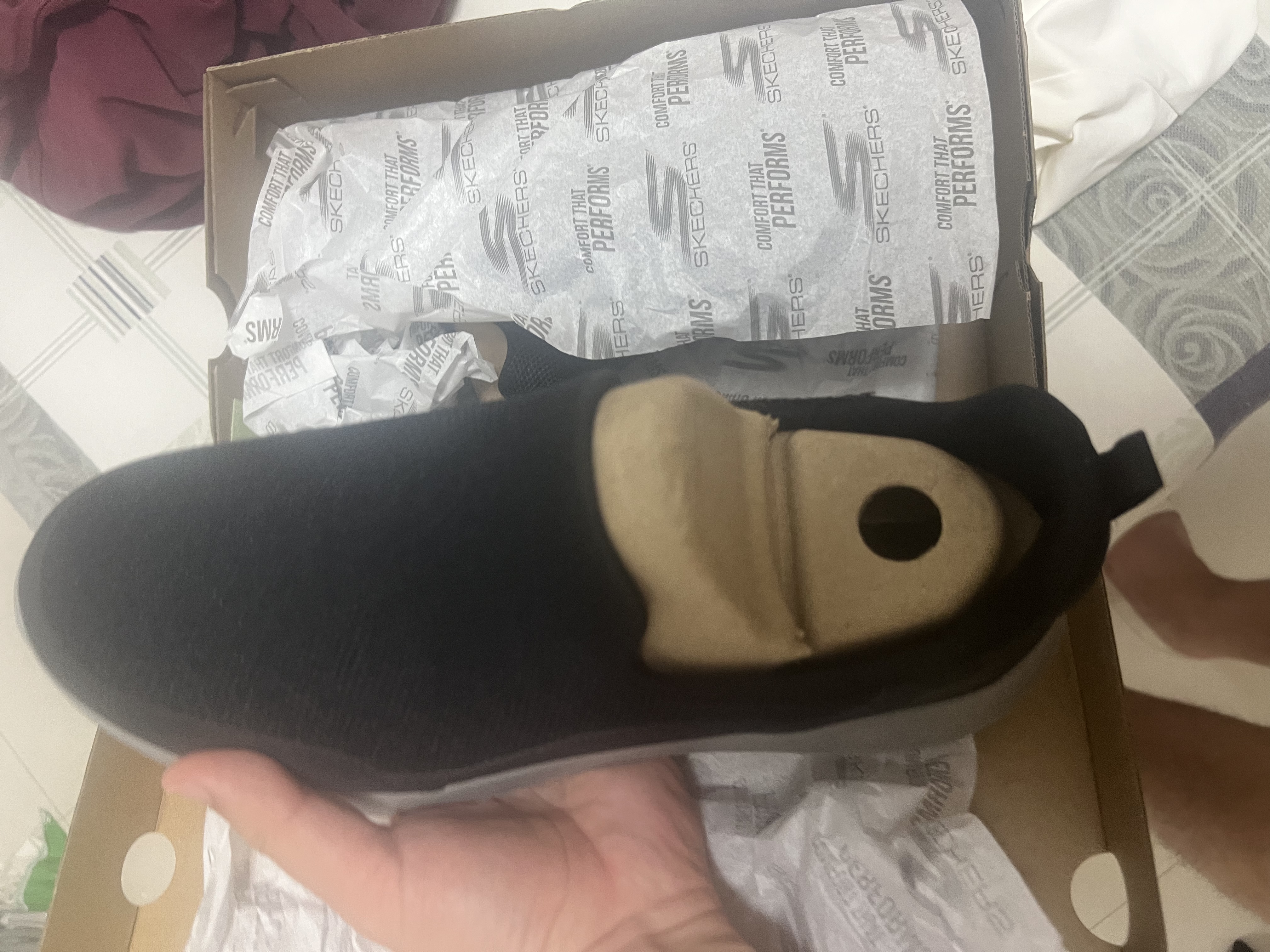 斯凯奇（Skechers）男鞋夏季一脚蹬运动鞋休闲健步鞋软底舒适布鞋54626 实拍图