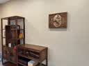 耀世佳画宋氏美学电表箱装饰画配电箱电闸箱挂画新中式竹子图电表盒遮挡画 JD32976竹意 45*35cm(遮挡35*25) 原木色框【瓷砖墙联系客服】 掀盖款式【水晶画面】 实拍图