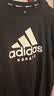 阿迪达斯（adidas）【特价清仓】夏季男女同款短袖男T恤跑步健身运动速干百搭 黑白 M 实拍图