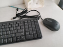 罗技（Logitech）MK106 键鼠套装 有线键鼠套装 办公键鼠套装 电脑键盘 紧凑型 黑色 实拍图