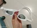 李宁LI-NING近视泳镜防水防雾男女高清游泳眼镜近视专用游泳镜LNJT224-13极光白500度 实拍图