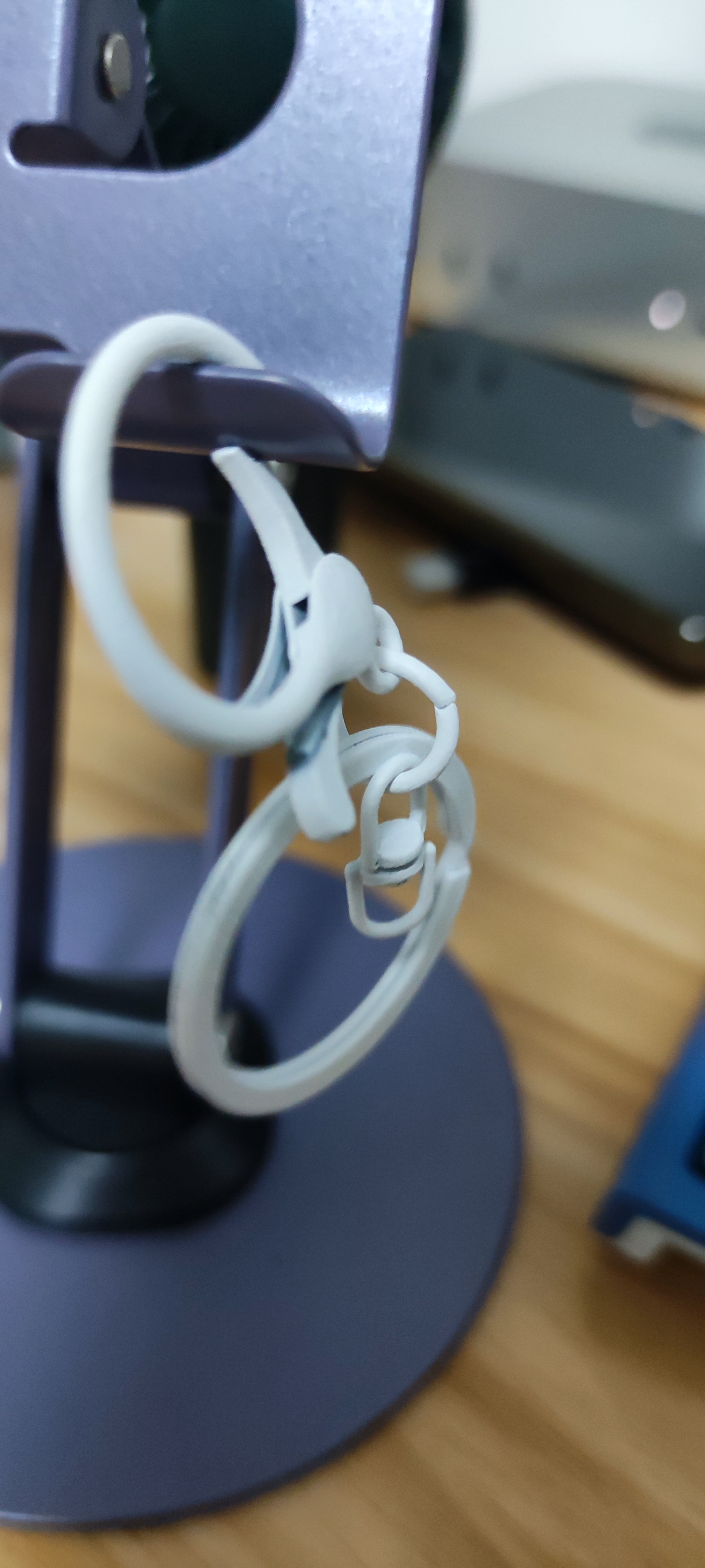 糖果色钥匙扣挂架环扣U型方型diy玩偶挂扣宝宝挂链 钥匙扣A 实拍图