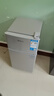 志高（CHIGO）小冰箱迷你小型家用冷藏冷冻两用宿舍出租房用双门办公室电冰箱节能省电 【一级能效】66L银色【全国联保丨节能省电】 实拍图