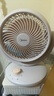 美的（Midea）【小型风扇】轻音台式桌面空气循环扇家用柔风电风扇宿舍办公迷你台扇落地扇空调伴侣 GAF18AD 实拍图