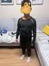 范迪慕儿童运动套装男女羽毛球篮球紧身衣打底透气高弹晨跑训练跑步服 实拍图
