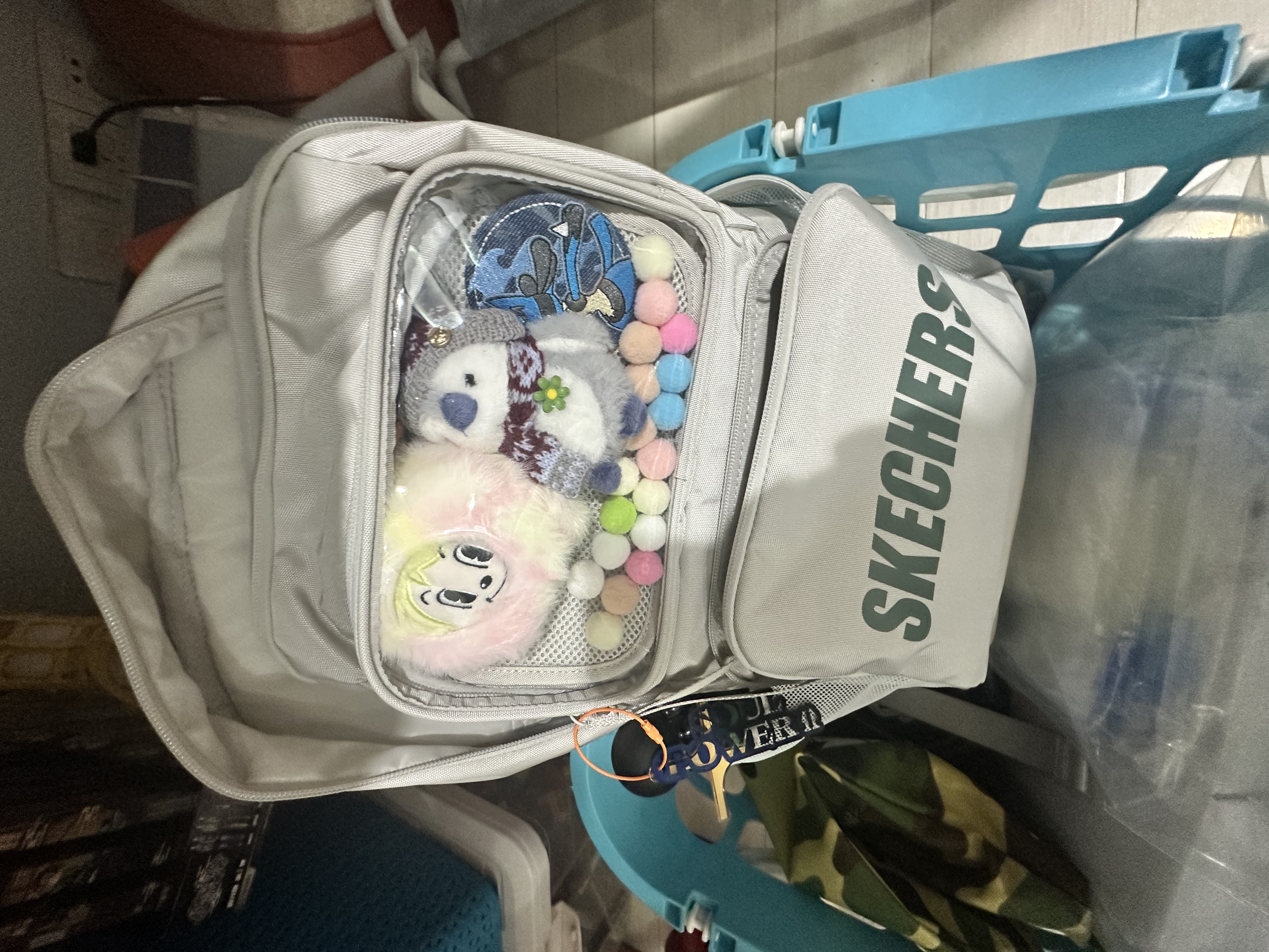 斯凯奇（Skechers）痛包二次元吧唧娃娃包双肩书包学生大容量背包L325U103 实拍图