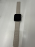 MSSM适用苹果手表表带apple watch S11/S10硅胶磁吸iwatch s9/se3/Ultra3/2回环运动表带 星光色 实拍图