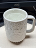 星巴克（Starbucks）墨水咖啡杯白色浮雕马克杯414ml办公室咖啡水杯男女生节日礼物 实拍图