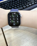 Apple/苹果 Watch S11 智能手表GPS款42毫米银色铝金属表壳雾紫色运动型表带S/M MEUT4CH/B 实拍图