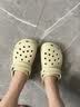 卡骆驰（CROCS）【预售】白鹿同款经典云朵洞洞鞋时尚百搭女鞋花园鞋|206750 黑色-001(含智必星)【预售】 38 (240mm) 实拍图