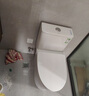 九牧（JOMOO）马桶家用一级水效防臭卫浴虹吸式马桶坐便器大冲力抗菌卫生间坐厕 镇店热卖【升级无棱】11370 305坑距(2515城包安装) 实拍图