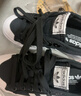 adidas NIZZA PLATFORM厚底增高运动帆布鞋女阿迪达斯三叶草 一号黑/白   36 实拍图