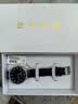 伯恩（BOARRNE）学生考试静音手表开学中学生初高中生专用手表男女夜光防水石英表 黑色中号35盘-皮带男表（无历） 实拍图
