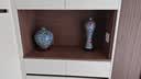景德镇陶瓷器仿古中式青花瓷缠枝花瓶工艺品客厅摆件家居酒柜玄关书房电视柜办公室博古架茶室装饰品瓷瓶摆设 仿古青花缠枝莲釉里红美人醉（配木质旋转底座） 实拍图