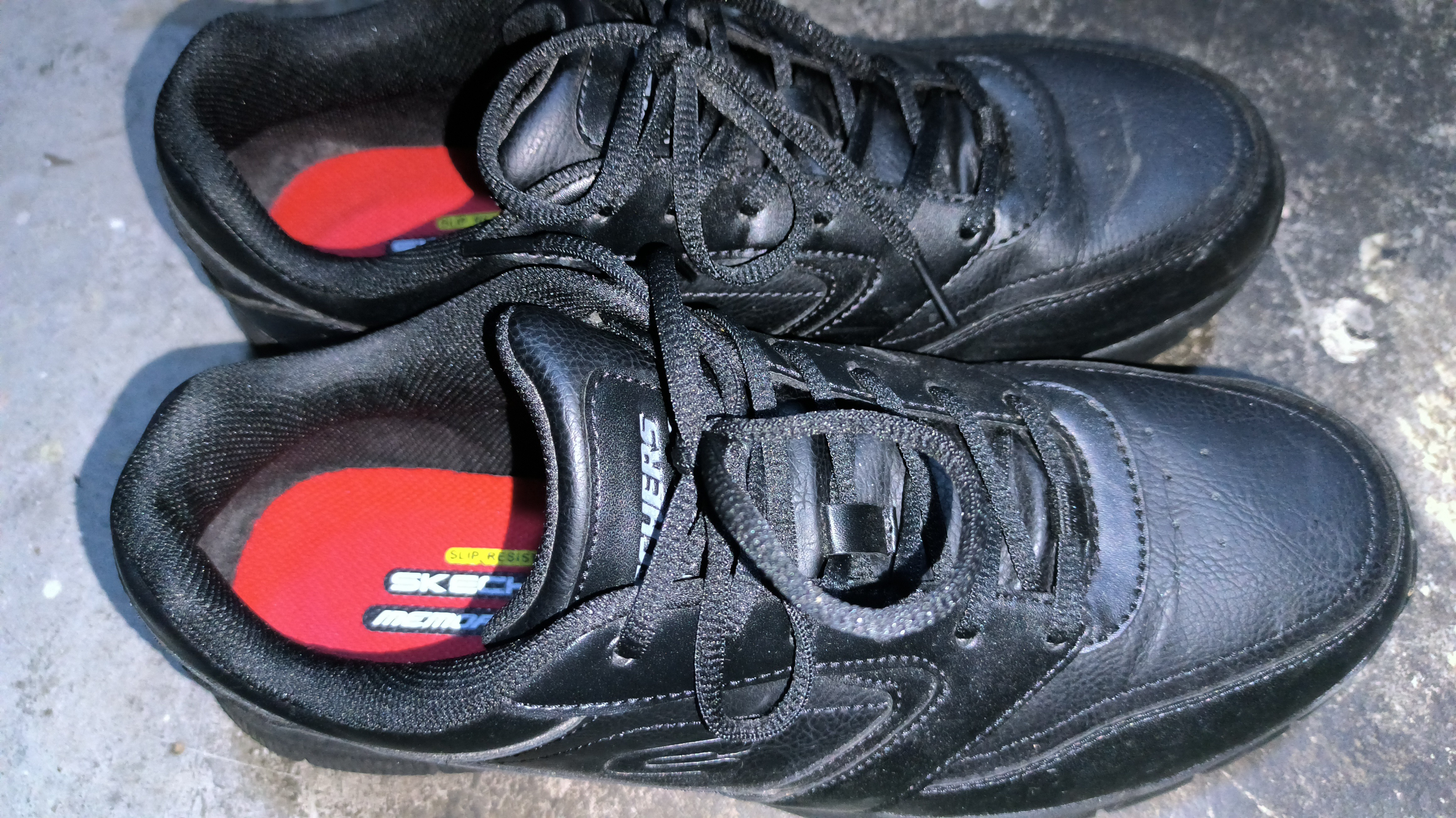斯凯奇（Skechers）商务鞋男鞋夏季厚底通勤板鞋休闲鞋软底工作鞋77156 实拍图