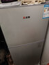 志高电冰箱双门家用节能冰箱出租屋冷藏冷冻环保迷你冰箱办公室公寓租房宿舍低噪电冰箱 【新品让利128L特卖款】银色一级能效S218 实拍图
