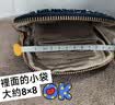 自然屋小香风高档首饰包耳环手串便携珠宝收纳包文玩饰品精致收纳盒藏青 实拍图