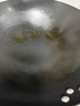 福言记章丘传统老式炒锅无涂层铁锅炒菜锅家用圆底燃气灶锅具适用 34无耳炒锅（不锈钢盖+锅铲) 34cm 实拍图