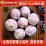 玉燕妃云南正宗新鲜紫皮独头大蒜独蒜干蒜 农家露天自种助农生鲜蔬菜 3.8cm以上 紫皮独蒜干蒜 净重6斤 实拍图