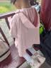 牧萌儿童防晒衣男女童防晒服夏季冰丝凉感宝宝防晒外套披肩 水蜜桃 L 实拍图