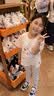 迪士尼女童打底裤夏款爱莎公主2026新款儿童裤子夏季薄款兔子警官灰120 实拍图