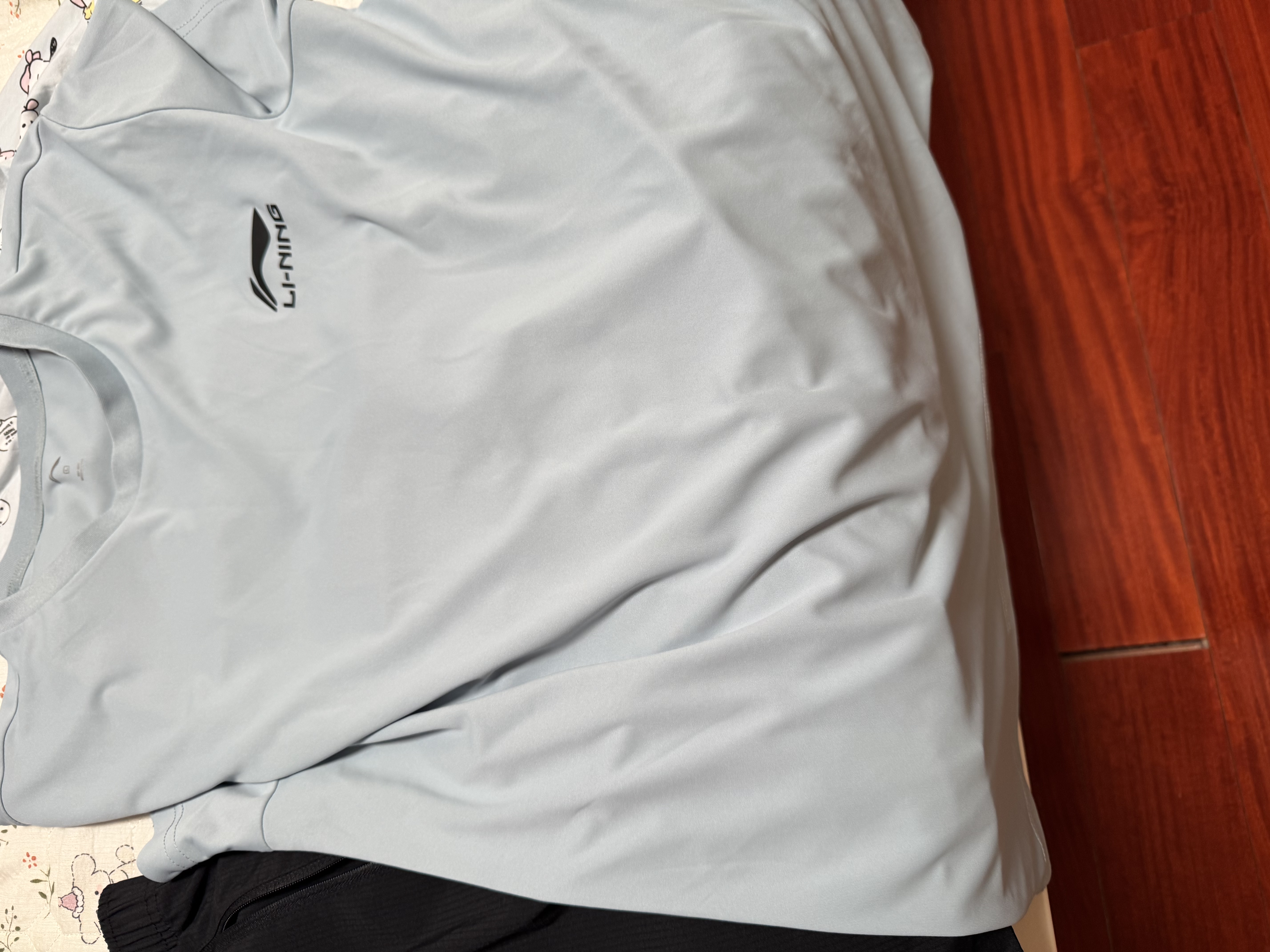 李宁（LI-NING）冰丝速干运动套装男2026夏季新款男士短袖T恤衫短裤跑步男装衣服 实拍图