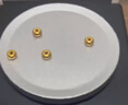 御邪足金999光面算盘珠隔断珠黄金垫片DIY手串手链金配饰 算盘珠:约0.03g 实拍图