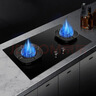 伊莱克斯（Electrolux）燃气灶 天然气 嵌入式两眼灶5.0KW大火力钢化玻璃面板灵活开孔燃气灶 EHG8260BC 天然气 实拍图