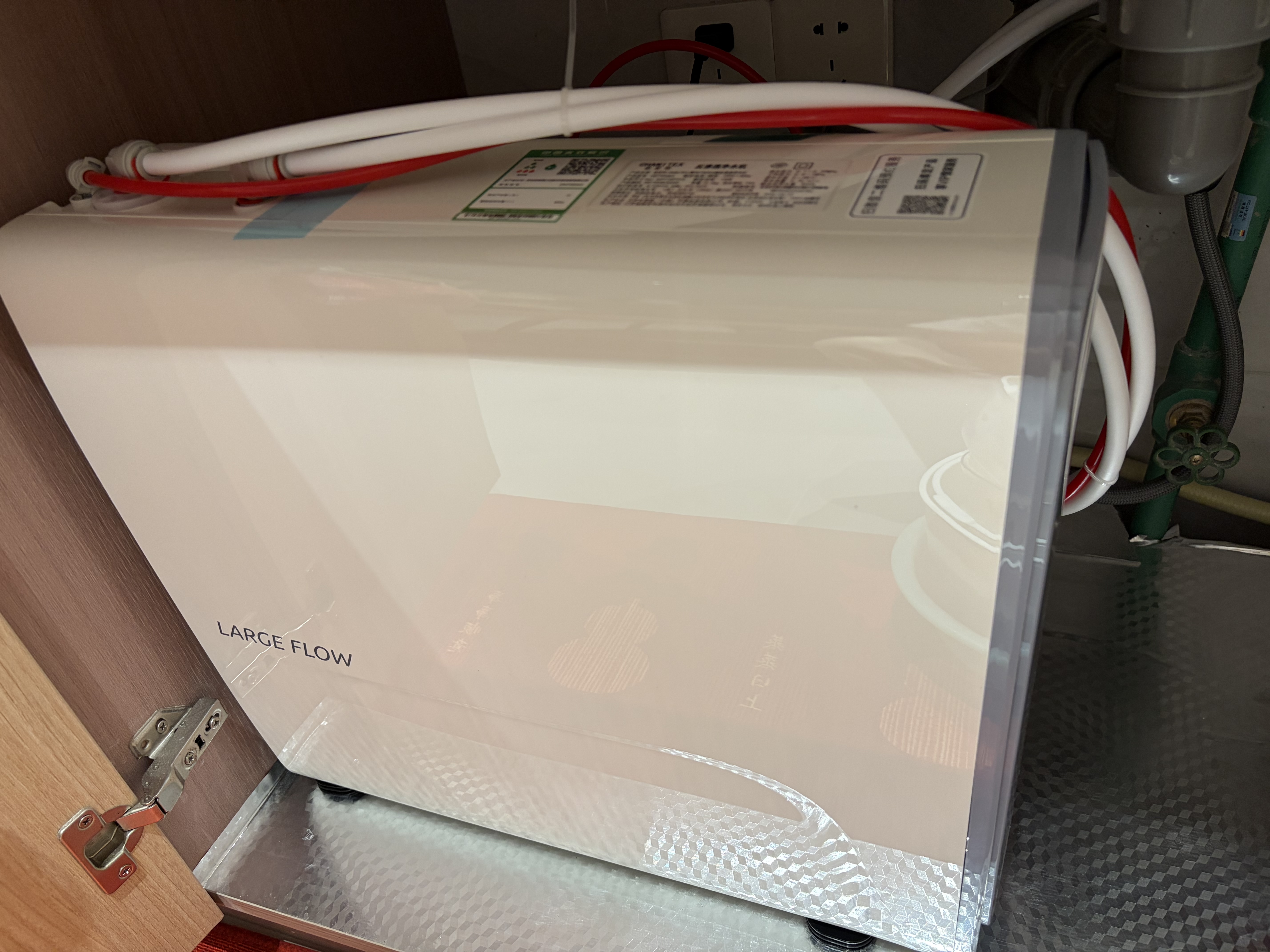 史密斯（A.O.SMITH）佳尼特前置过滤器 自来水过滤家用净水器过滤器全屋净水 半自动冲洗 防爆滤瓶 大白瓶小海星CPF-H1 15T真实大流量 食品级不锈钢滤网 双面魔刮冲洗 实拍图