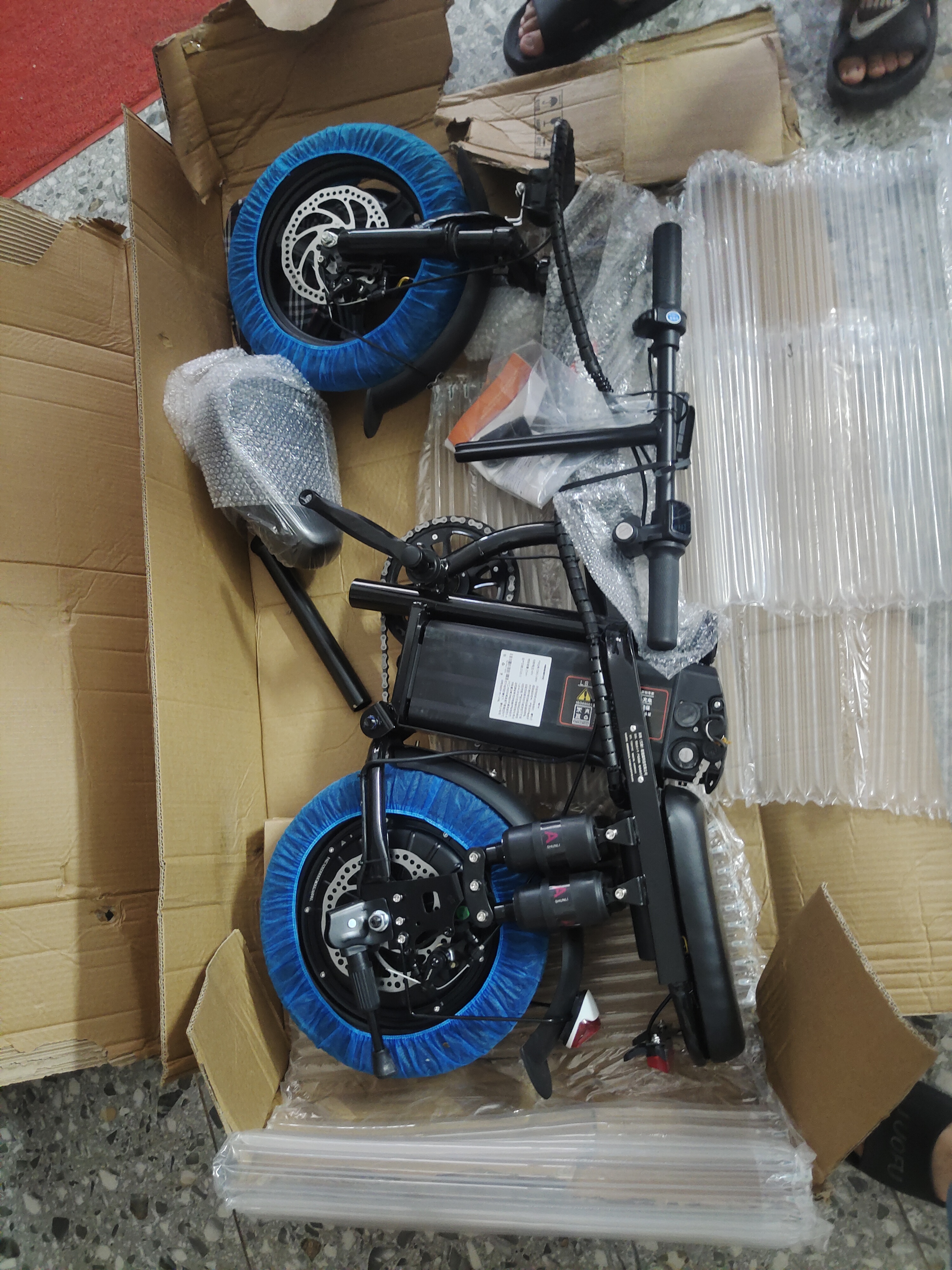 领航者小牛折叠电动车代驾专用超长续航新国标自行车成人小型电瓶单车锂电池 旗舰版-12重减震-纯电续航约120KM 实拍图