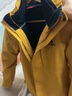 骆驼（CAMEL）三防冲锋衣户外登山服防水防风防污三合一保暖时尚运动外套 A9W214119AX，谷子黄，男女同款 XL 实拍图