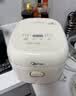 美的（Midea）小碧玉电饭煲小型1-2-3人3L0氟含钛陶瓷白玉釜家用煲汤粥智能预约多功能电饭锅RE360 实拍图