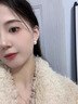 DAISY DREAM银色金属拉丝耳钉女2026新款爆款小众独特耳环轻奢高级感气质耳饰 银色拉丝耳环 实拍图