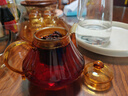 康宁（VISIONS）钻石玻璃杯4件组琥珀色 高硼硅耐热水杯牛奶咖啡杯冷饮杯 250ml 实拍图