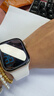 Apple/苹果 Watch S11 智能手表GPS款46毫米玫瑰金色铝金属表壳淡桃粉色运动型表带S/M MEVT4CH/B 实拍图