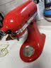 KitchenAid（凯膳怡）厨师机家用进口5QT双碗和面家用烘焙机多功能搅拌机 暖橘红 5KSM165PSCHT 实拍图