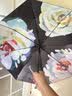 C'mon防晒太阳伞三折晴雨伞遮阳伞女防紫外线upf50+ 油画花影三折伞 实拍图
