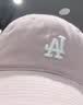 MLB官方 KARINA同款男女时尚百搭软顶棒球帽遮阳帽户外夏季CP77 洛杉矶道奇队/深粉色 均码 实拍图
