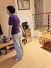 真维斯（Jeanswest）冰丝牛仔裤女2026春夏季薄款高腰直筒宽松阔腿裤天丝垂感拖地裤子 浅蓝色长裤(建议身高158-165CM) XL (建议123-135斤) 实拍图