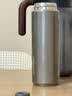希诺保温杯男大容量不锈钢水杯办公车载便携茶杯子XN-7602灰色 550mL 实拍图