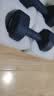 Keep哑铃男女健身家用彩色浸塑环保手铃亚铃肌肉训练暗夜蓝8kg*2 实拍图