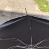 天堂伞 防风雨伞三折 便携折叠防晒晴雨两用伞遮阳伞男女 307黑胶黑色 实拍图