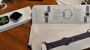Apple/苹果 Watch S11 智能手表GPS款46毫米银色铝金属表壳雾紫色运动型表带S/M MEVW4CH/B 实拍图