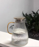 富光耐热玻璃凉水壶大容量家用果汁杯花茶杯茶壶冷水壶锤纹壶1200ML 实拍图